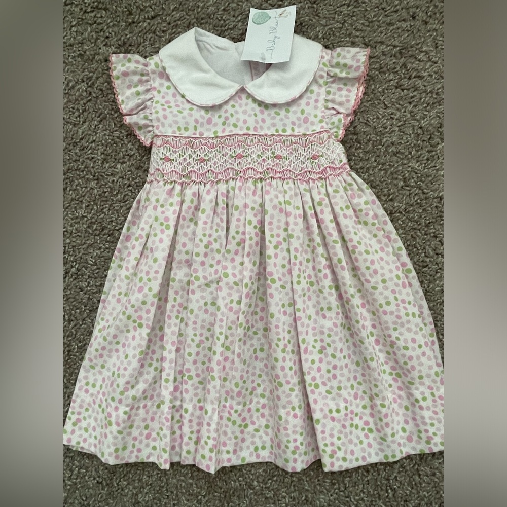 Petite Bebe Birthday Party Baby Girl Dress 12M